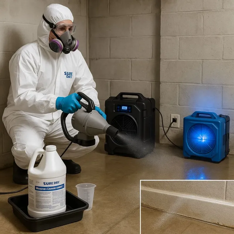 Sanitization and Odor Removal process in Weatherly, PA