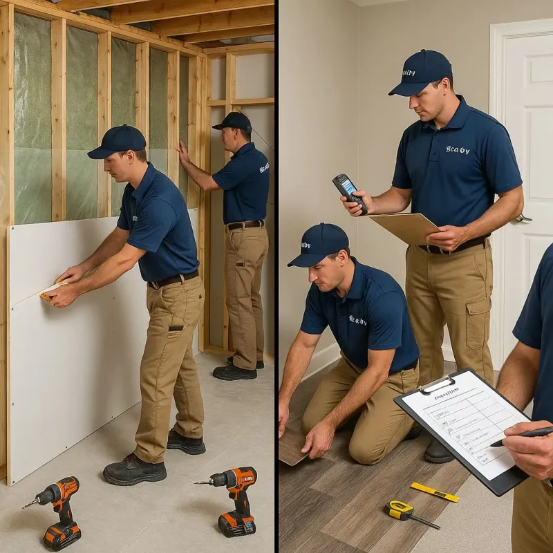 Repairs and Reconstruction process in Weatherly, PA