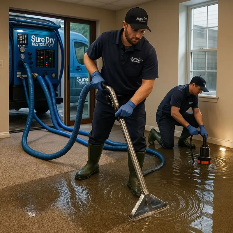 Water Extraction and Removal process in Weatherly, PA